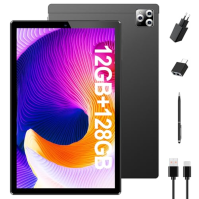 SIMPLORI Android 13 10palcový dotykový tablet, WiFi tablet, osmijádrový, 12GB RAM + 128GB ROM, (1TB rozšiřitelný) 8MP + 13MP fot